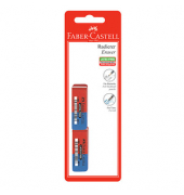 FABER-CASTELL Radiergummis rot/blau