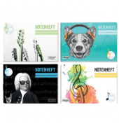 Notenheft 3394-0, A5, 70g, sortiert, 16 Blatt / 32 Seiten