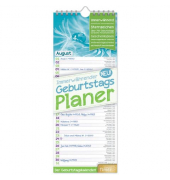 Geburtstagskalender 3611-4, Geburtstag, 1 Monat / 1 Seite, 30x12cm, Jahresunabhängig
