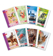 Hausaufgabenheft 89143 Kids/Tiere, A5, 90g, bunt, 52 Blatt / 104 Seiten