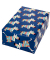 Geschenkpapier Theo 513750, Zebra, 50cm x 20m, blau/weiß/bunt
