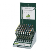 Druckbleistift TK-FINE 97.. imDisplay, 136040, Härte HB, 0,35mm+0,5mm+0,7mm+1,0mm, grün, mit Radiergummi