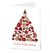LUMA Weihnachtskarte Geschenke DIN B6
