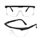 Sicherheitsbrille transparent/schwarz