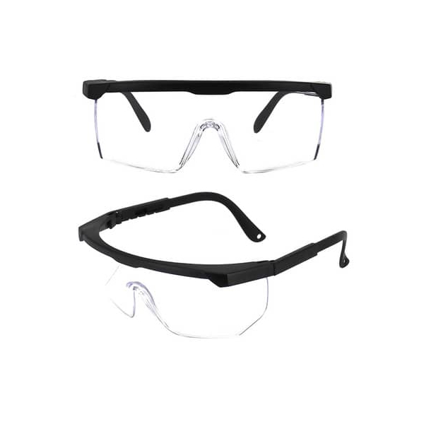 Alpedia Sicherheitsbrille transparent/schwarz  Head