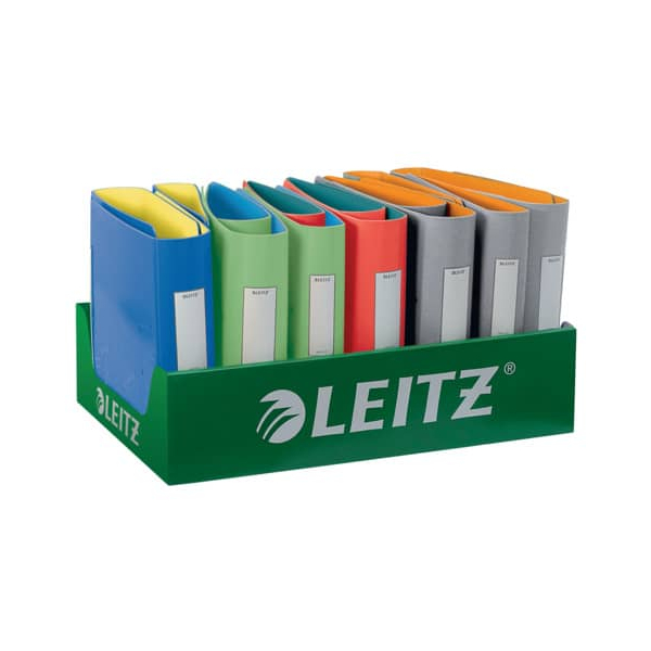 15 Stück Leitz Ordner Urban Chic 9536-00-00, A4 65mm (6x), 82mm (9x) schmal, breit Kunststoff vollfarbig farbig sortiert 4002432124688 Leitz