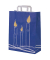 Geschenktasche 1FTTC020055 Kerze, Weihnachten, Papierhenkel, 3 Kerzen, 22cm x 28cm