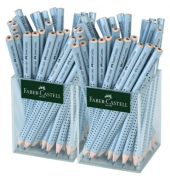 Bleistift Jumbo GRIP im Köcher, 111965, silber, B Bleistift Jumbo GRIP im Köcher, 111965, silber, B