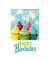 Geburtstagskarten Muffin LU2014 11,5cm x 17,5cm (BxH) 260g Motiv Chromopapier FSC