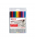 Fineliner-Set 89 Office, 89-10S, schwarz-wei&szlig; gestreift (Schreibfarbe: 10-farbig sortiert), 0,3mm