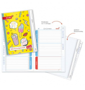 Hausaufgabenheft 89226 Teens / Hausaufgaben Lineatur / keine, A5, 60g, Motive sortiert, 48 Blatt / 96 Seiten