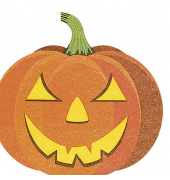 Motivservietten 193642, K&uuml;rbis / 3-lagig, 3-lagig