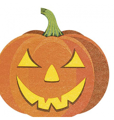 Motivservietten 193642, K&uuml;rbis / 3-lagig, 3-lagig