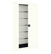 mauser Stahlschrank BF 4 PLE  - 9010/9010 reinweiß 95,0 x 42,0 x 195,0 cm