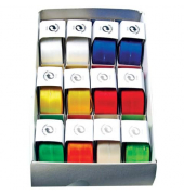 Geschenkband Susifix 3972025991203, ohne, 25mm x 3m, farbig sortiert