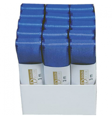 Taftband 144525351503, 25mm x 3m, blau