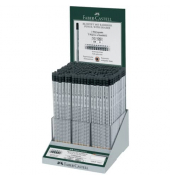 Bleistift GRIP 2001 im Display, 117216, silber, HB,B
