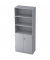 Aktenschrank MONT.V6770/5/5/SG, abschlie&szlig;bar, 5 OH, grau, 80x200,4x42cm (BxHxT)