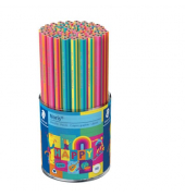 Bleistift-Set Noris im K&ouml;cher, 118 KP72HA, H&auml;rte HB, farbig sortiert