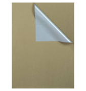 Geschenkpapier 331647, 70cm x 250m, gold/silber