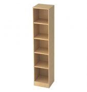 Regal 5OH schmal ahorn