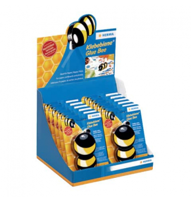 Kleberoller 1120 Klebebiene Glue Bee, 9mm x 15m, gelb/schwarz