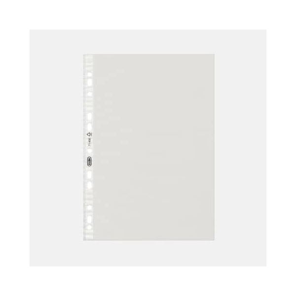 4002030714502 - Prospekthüllen 100420835 dokumentenecht mit Lochrandverstärkung A4 transluzent genarbt oben offen 006mm 4002030714502 100 Stück