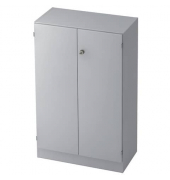 Aktenschrank MONT.V6550/5/5/SG, abschlie&szlig;bar, 3 OH, grau, 80x127x42cm (BxHxT)