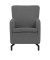 DOMO Collection Sessel Dallas dunkelgrau schwarz Stoff