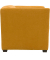 DOMO Collection Sessel BOB dunkelgelb schwarz Stoff