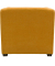 DOMO Collection Sessel BOB dunkelgelb schwarz Stoff