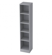 Regal 5OH schmal grau