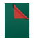 Geschenkpapier 331648, 50cm x 100m, dunkelgrün/rot