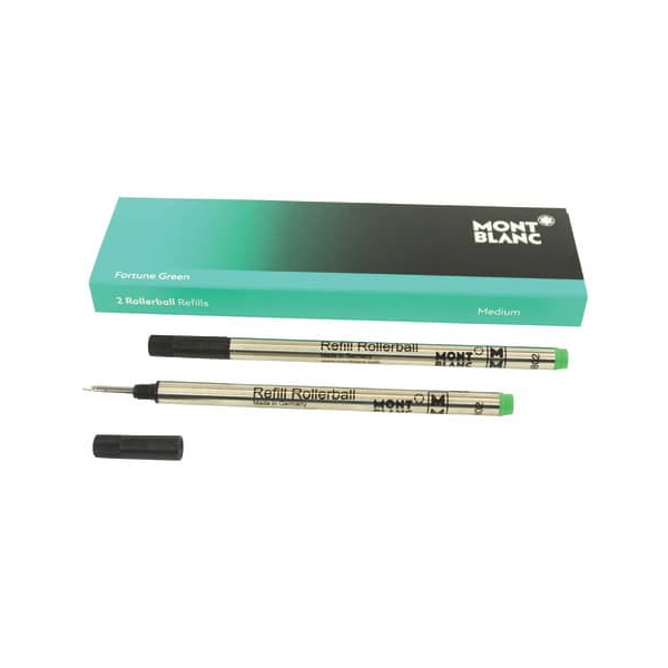 2 Stück Montblanc Tintenrollermine - M, fortune green 4017941963734 Montblanc