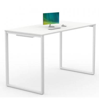 Stehtisch 110cm (H), 180x90cm (BxT), rechteckig, weiß / weiß Stehtisch 110cm (H), 180x90cm (BxT), rechteckig, weiß / weiß