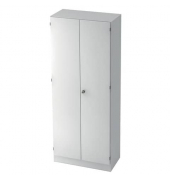 Aktenschrank MONT.V6100/W/W/SG, abschlie&szlig;bar, 5 OH, wei&szlig;, 80x200,4x42cm (BxHxT)