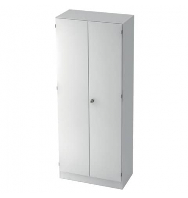 Aktenschrank MONT.V6100/W/W/SG, abschlie&szlig;bar, 5 OH, wei&szlig;, 80x200,4x42cm (BxHxT)