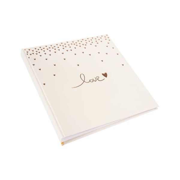 4009835080153 - 08 015 Archivierung -Fotoalben- Raining Hearts Pfirsich 30x31 60 weiße S Hochzeit 08015 08 015 4009835080153