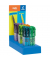 Textmarker Textmarker Frixion light, SW-FL-D36N, Display, 6-farbig sortiert, 3,8mm Keilspitze