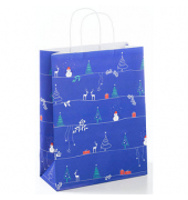 Geschenktasche 1FTTT020047 Toptwist, Weihnachten, Papierkordel, Weihnachten, 24cm x 31cm