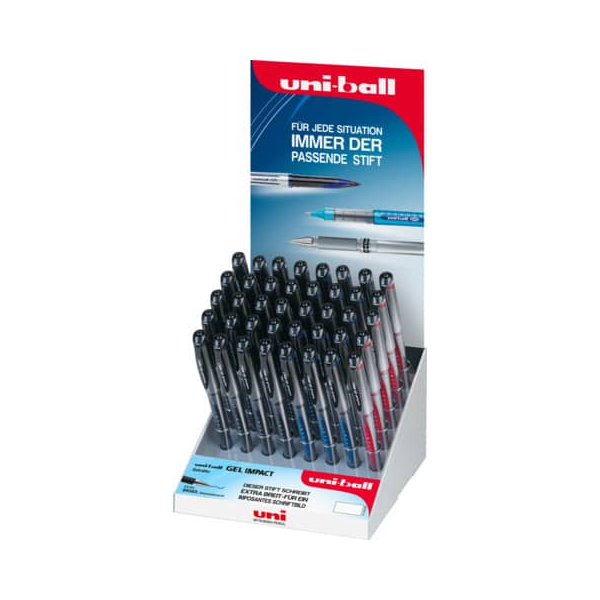 64 Stück uni-ball Gelroller Impact 0,6 153S  uni-ball