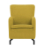 DOMO Collection Sessel Dallas gelb schwarz Stoff