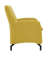 DOMO Collection Sessel Dallas gelb schwarz Stoff