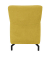 DOMO Collection Sessel Dallas gelb schwarz Stoff