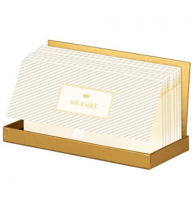 Glückwunschkarten 16477191999 DIN lang Verkaufsbox Text: Zur Hochzeit