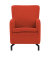 DOMO Collection Sessel Dallas orange schwarz Stoff