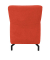 DOMO Collection Sessel Dallas orange schwarz Stoff