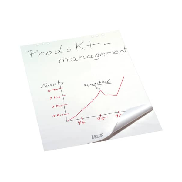 5 Stück Staufen Flipchartblock Style 036442, 68x99cm, blanko, 80 g/m² 9002244181478 Staufen