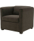 DOMO Collection Sessel BOB braun schwarz Stoff