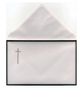 Trauerbriefumschl&auml;ge 53-8123 120mm x 189mm (BxH) 100g terra vanilla